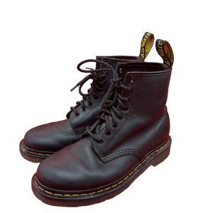 Dr. Martens 1460 Black Smooth Leather Lace Up Boots 11822 Size Men6.5- 8.5 Women